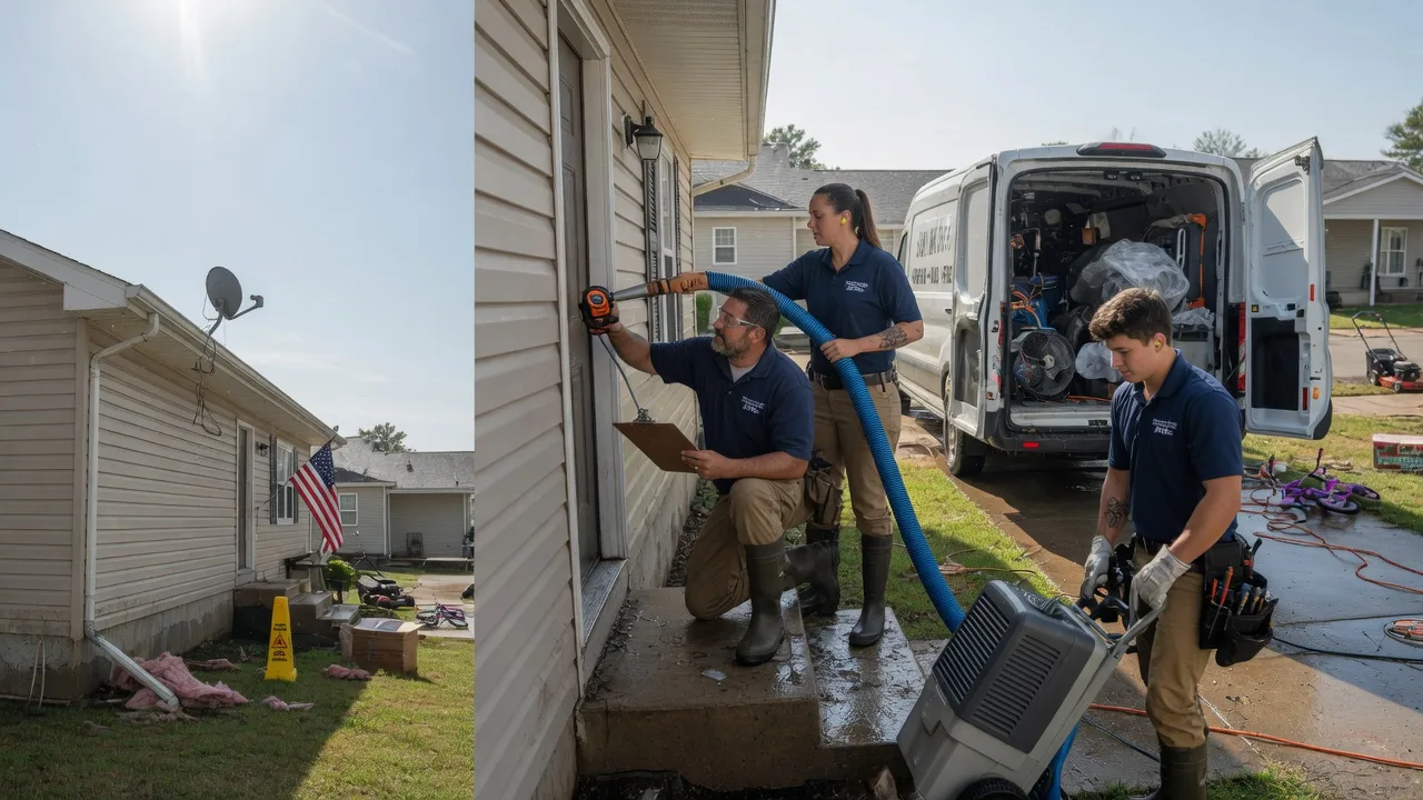 Ceiling Water Damage Restoration in Summerdale, PA near me